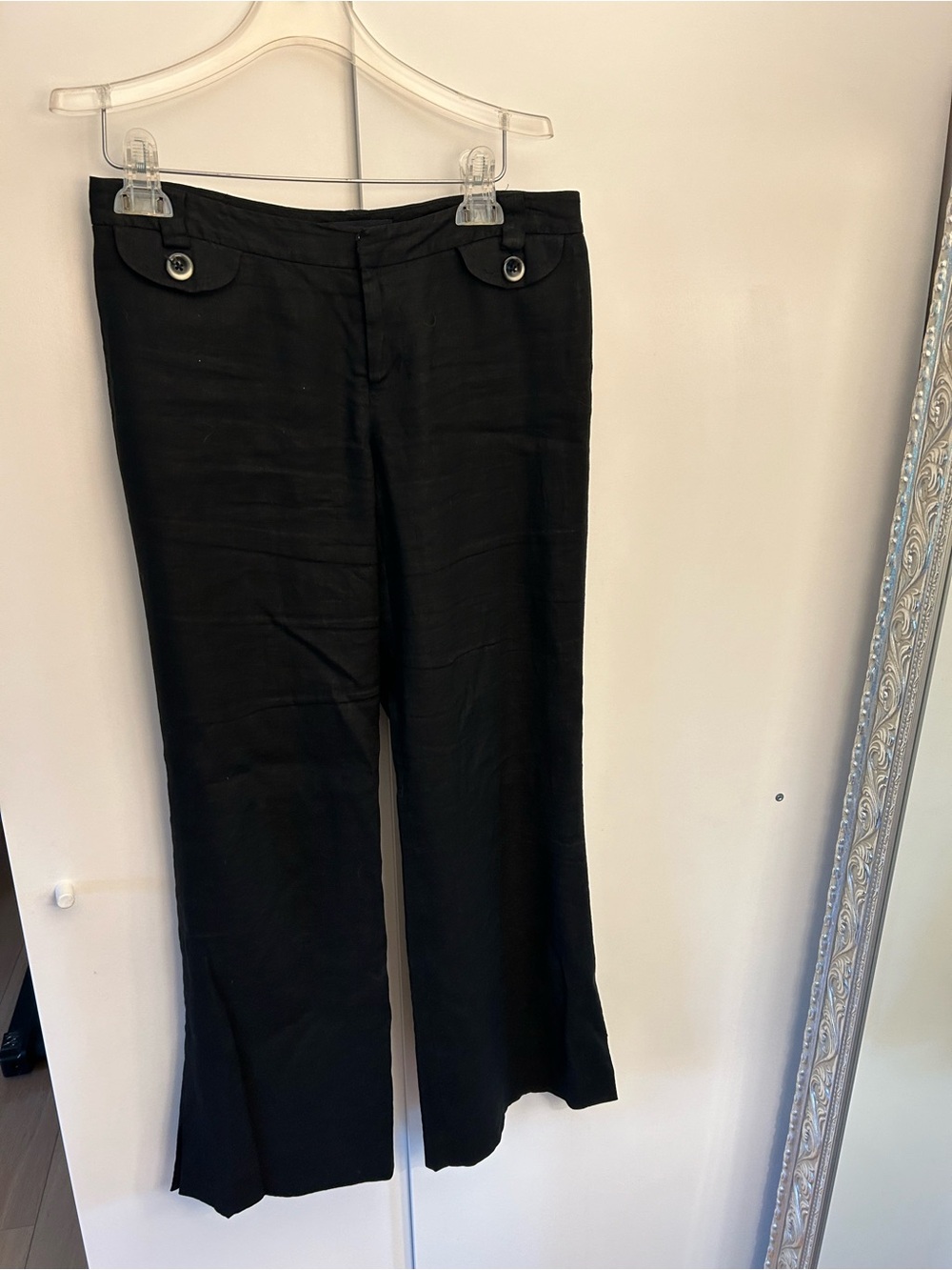 Banana Republic Black Stretch Petite 4P Pants